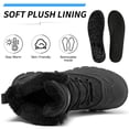thumbnail image 5 of Ecetana Men's Waterproof Hiking Snow Boots Non-Slip Warm Ankle Boots for Trekking, 5 of 8