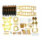 thumbnail image 2 of actualizar piezas Piezas De Coche RC 1/10 Kit De Piezas Para Camión Eléctrico HSP Unlimited 94111/94108 Dorado oro Magideal actualizar piezas, 2 of 3