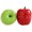 Assorted Color, variant on Troglfold kitchen timer 2Pcs Fruit Shaped Kitchen Timers - Green Red,2.95"X2.56"X2.56"