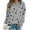 E-252Light Gray, variant on FAOWME Womens Pullover Long Sleeve Round Neck Star Print Loose Fit Fashion Comfortable Sweatshirt For Autumn Winter Daily Wear Army Green L