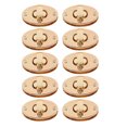 thumbnail image 4 of 10Pcs Turn Lock, Wide Classic Style Twist Cabinet Twist Lock Fastener Metal Replacement Sturdy Durable Alloy Material For Bag Purse Handbag DIY, 4 of 8