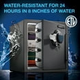 SentrySafe SFW123GDC FireResistant Safe and WaterResistant Safe with