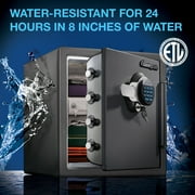 SentrySafe SFW123GDC Fire-Resistant Safe and Water-Resistant Safe with Digital Keypad 1.23 Cu. ft.