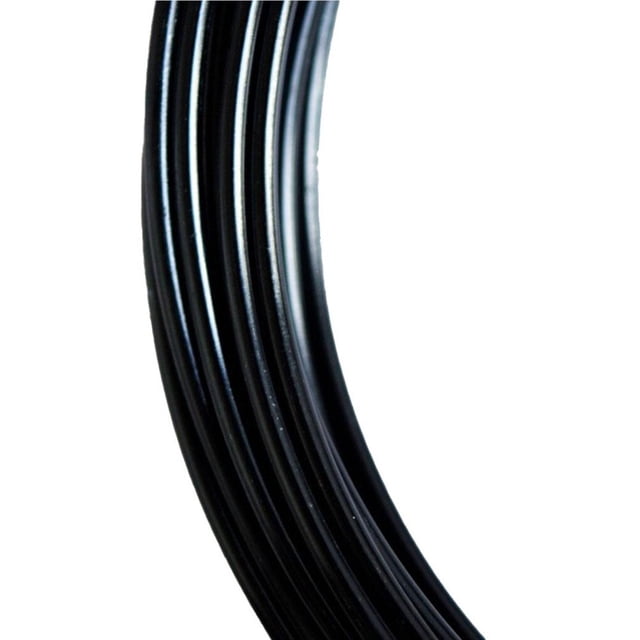 Aluminum Wire Thickness Bendable Wires Bike Easy to Durability Rust-proof Use Handy Installation Durability Rust-proof for Crafts DIY black