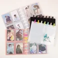 thumbnail image 3 of Photo Card Binder Kpop Photo Albums Idol Cards Collect Book Binder Background Paper Binder Photocard Holder, 3 of 5
