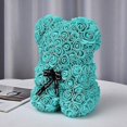 thumbnail image 4 of Rose Bears - Each Rose Bear Comes With A Rose Teddy Bear - Flower Bears Are Perfect For Anniversaries, Mothers - Clear Gift Box Included! 10 Inches Ta, 4 of 4