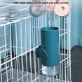 thumbnail image 3 of Jaula para mascotas dispensador de agua colgante desmontable Universal recargable lavable hogar ABS alimentador fuente accesorios Suministros de alimentación y agua para mascotas Azul oscuro 700ml Methold  PT005005-05B, 3 of 6