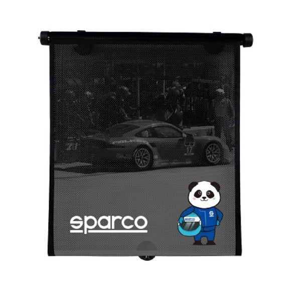 Sparco Cortina Parasol de Ventana Lateral Azul