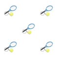 thumbnail image 3 of Matsuzay Paquete de 6 llaveros de raqueta de tenis de simulación, llavero deportivo de resina a la moda, llavero de recuerdo, suministros para Type2 NO2, 3 of 6