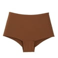 thumbnail image 2 of Akiihool Womens Panties Womens Underwear, Soft Cotton High Waist Breathable Solid Color Briefs Panties for Women (Brown,S), 2 of 3