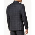 thumbnail image 2 of Ryan Seacrest Mens Plaid Modern-Fit Two Button Blazer Jacket, Grey, 40 Regular, 2 of 4