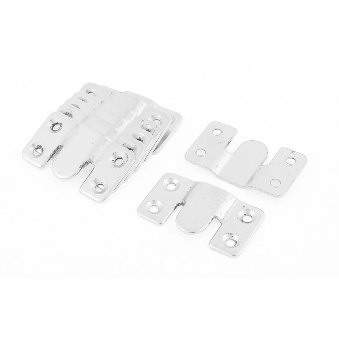 Uxcell Metal Sectional Interlock Bracket Joint Connector Hanger Hook 54x30x2mm 8pcs