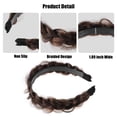thumbnail image 3 of Diadema trenzada de cabello sintético Unique Bargains 1 pieza 1.89 pulgadas Marrón claro, 3 of 7