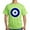 Green, variant on CafePress - Nazar Amulet Evil Eye Protection T Shirt - Light T-Shirt - CP