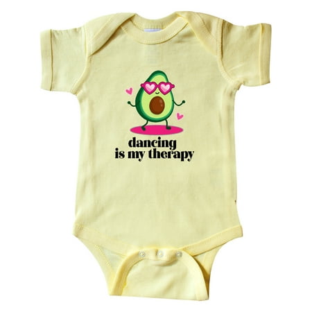 

Inktastic Dancing is my Therapy Funny Dance Gifts Gift Baby Girl Bodysuit