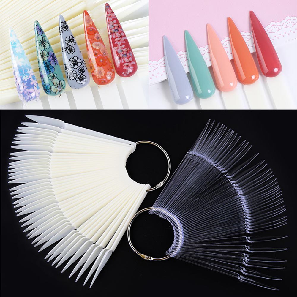 clear nail swatch sticks