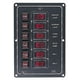 Sea Dog Switch Panel 422110-1 Rocker Switch Panel; Six 10 Ampere 12
