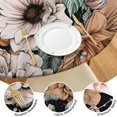 thumbnail image 4 of Round Picnic Table Cloth 100% Waterproof & Oil Proof, Elastic Fitted Table Cover for 45"-52" Round Tables, for Dining, Camping, Outdoor, 4 of 7