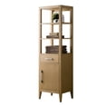 thumbnail image 4 of Vanity Art 21" Freestanding Linen Cabinet with Soft Close Door and Drawer, 4 of 14