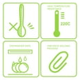 thumbnail image 5 of Silicone Dinner Spoon Long Handle Restaurant Kitchen Dessert Shop Green, 5 of 7