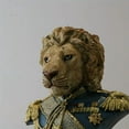thumbnail image 4 of Retro American Style Lion Head Bust Sculpture, Resin Animal Home Decor Figurine for Living Room, TV Cabinet, Entryway, Nordic Craft Lion Statue Ornament, 4 of 4