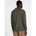 thumbnail image 3 of George Men's Interlock Polo Shirt with Long Sleeves, Sizes S-5XB, 3 of 5