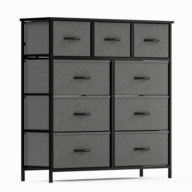 ZUNMOS Fabric Dresser for Bedroom 9 Drawer, Grey ZUNMOS Fabric Dresser for Bedroom 9 Drawer, Grey - Image 7