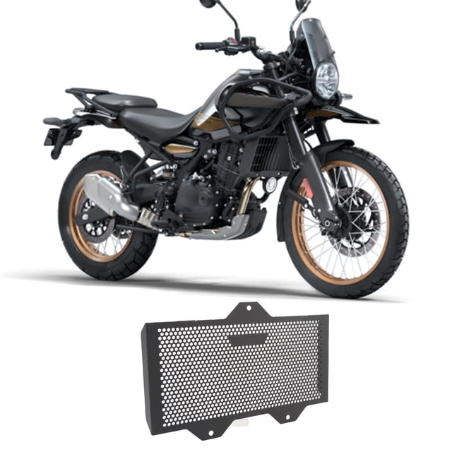 Motorcycle Radiator Grille Guard Cover, Enhanced Heat Dissipation Radiator Guard Grille Protector Cover for Motorbike Replacement for Himalayan 450 2024-2025