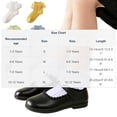 thumbnail image 2 of Niños No Show Calcetines Niñas Color Sólido Medio Tubo Princesa Calcetines, Calcetines Deportivos Cómodos Sueltos para Estudiantes, 2 of 7