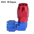 thumbnail image 5 of AN12 90 Degree Female Swivel Coupler 90 Degree Hose Union 6061 Aluminum Alloy Car Fuel Oil Hose End Fitting Adaptor, 5 of 6