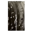 thumbnail image 1 of EREHome Musique Notes Japonais Noren Rideau Porte Porte Fenêtre Traitement Rideaux Coton Lin Rideau Taille 85x150 cm, 1 of 1