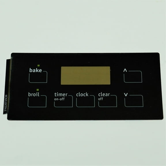 316220725CM Range / Oven Control Overlay (Faceplate) Replaces 316220725