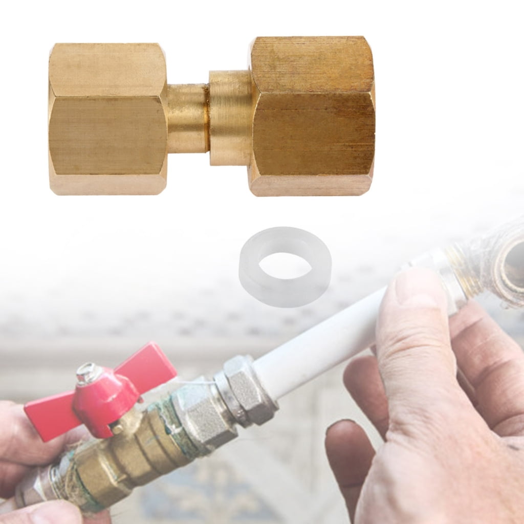Geemin Heat Resistant CO2 Cylinder To Argon Regulator Brass Nut Adapter Standard Threading Leak Proof Brass Regulator Adapter