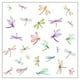 thumbnail image 1 of Pegatinas de pared para puertas y ventanas de vidrio, diseño de libélula, para decoración del hogar, creativas y coloridas, para armarios y baños., 1 of 7