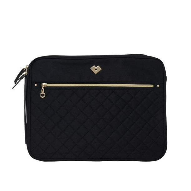 Funda para Laptop 15 a 15.6 Pulgadas Mujer LuckyLy Diseno Protector y Resistente Modelo Shelly negro UNITALLA LuckyLy Funda para Laptop 15 a 15.6