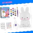 thumbnail image 2 of Paint Your Own Bunny Lamp Kit, Art Supplies Painting Kits for Kids, Arts and Crafts for Kids Ages 8-12, Bunny Toys Girls Boys Birthday Easter Gifts for Kids Ages 3 4 5 6 7 8 9 10 11 12+, 2 of 6