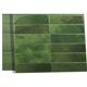 thumbnail image 2 of 1/5/10 piezas de pegatinas de pared 3D de mosaico verde, despegables y adhesivas, para panel de pared, autoadhesivas, mate, para azulejos contra salpicaduras, para cocina y baño, 2 of 5