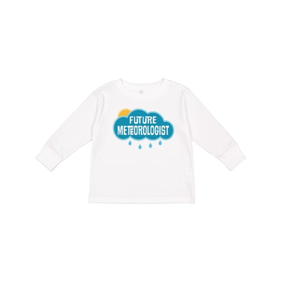 Inktastic Future Meteorologist Boys or Girls Long Sleeve Toddler T-Shirt