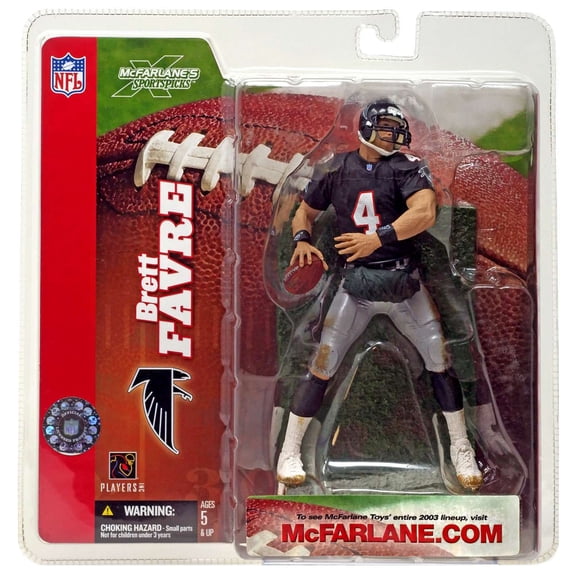 McFarlane NFL Sports Picks Series 6 Brett Favre Action Figure (Retro Jersey Handwarmers)