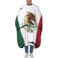 thumbnail image 2 of Mexico Flag Salon Barber Cape - Professional Hairdressing Waterproof Hair Cutting Cape With Adjustable Snap Closure-Haircut Apron For Hair Stylist And Home Use-55''X66'', 2 of 9