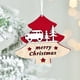 thumbnail image 1 of Adorno colgante de madera para árbol de Navidad - Decoración navideña de madera natural para casa, oficina y centro comercial - Decoración colgada festiva, 1 of 6