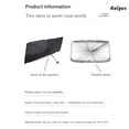 thumbnail image 4 of For Q5-Car Windshield Sunshade Cover for Audi A1 A3 A4 A6 Q2 Q3 Q5 Auto Front Window Heat-insulation Foldable Umbrella Accessories, 4 of 7