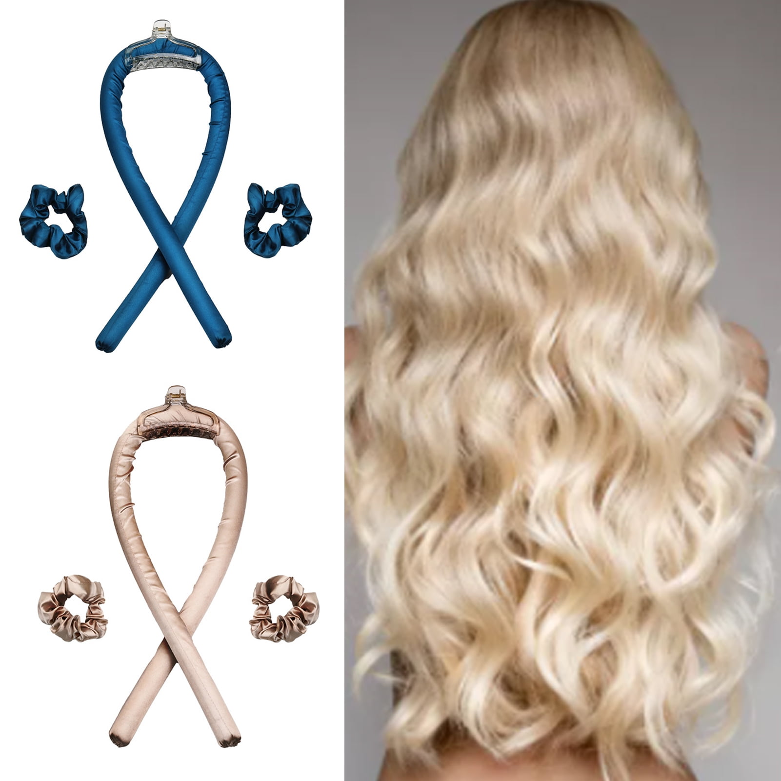 Heatless Hair Rollers No Heat Curls Silk Ribbon Curling Rods Headband Sleep In Overnight Soft Foam Hair Curlers DIY Hair Styling Tools for Long Medium Hair Heatless Hair Rollers No Heat Curls Silk Ribbon Curling Rods Headband Sleep In Overnight Soft Foam Hair Curlers DIY Hair Styling Tools for Long Medium Hair