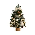 thumbnail image 3 of Bzdzmqm under $5 2Pcs Led Christmas Tree, Mini Christmas Tree with LED Lights, Flocking Tabletop Decor, Small Artificial Tree, Holiday Home Decor, Battery Operated Christmas Tree, 3 of 9