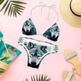 thumbnail image 6 of Wolf One-Piece Swimsuit Bikini Set, Detachable Sponge, Adjustable Strap, Two-Pack, Beach Vacation Wear, 6 of 6