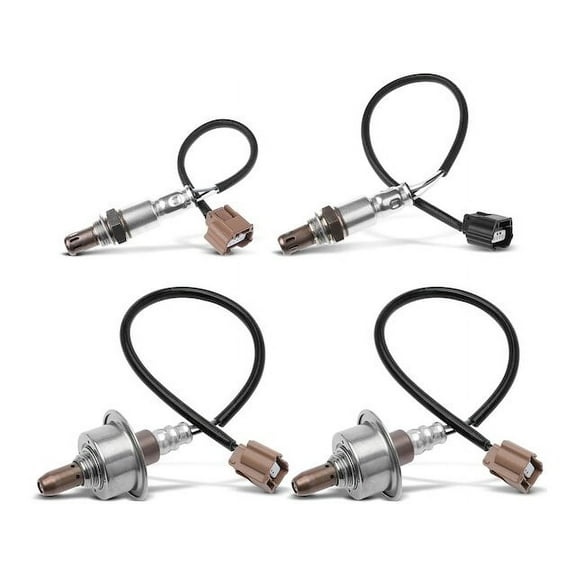 Oxygen Sensor Kit 4 - Compatible with 2012 - 2015 Nissan Quest 3.5L V6 2013 2014