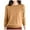 AG217# Khaki, variant on ZXLBBD Women's Wool Base Layer Shirt Tops Crewneck Long Sleeve Travel Hiking Tee T Shirt Pullover Sweater Casual Outdoor Relaxed Fit Daily Wear