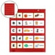 thumbnail image 1 of Tabla Magnética Tabla con Horario Colgante de Doble Cara , rojo CUTICAT carta de bolsillo de tarjetas, 1 of 8