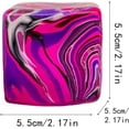thumbnail image 5 of Squishy Stress Cube for Adults,Squishy Slow Rising Fidget Cube Sensory for Anxiety Stress Relief High Density Ice Squeeze Ball Cubes Pink for Aldult(wwx), 5 of 6