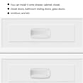 thumbnail image 2 of BRIGHTFUFU 6pcs Self Adhesive Door Handles Adhesive Handle ABS Simple Solid Color Style For Homeowners Glass Doors, 2 of 8
